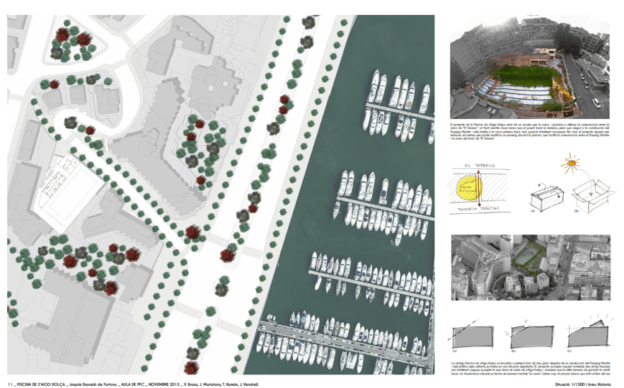 Piscina de s'aigo dolça fotoplano