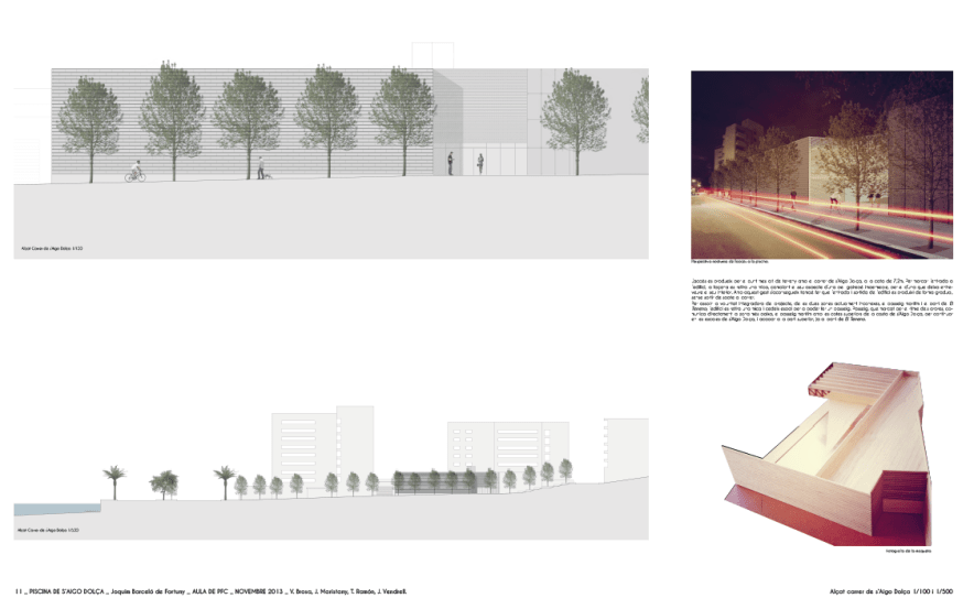 Piscina de s'aigo dolça alçat