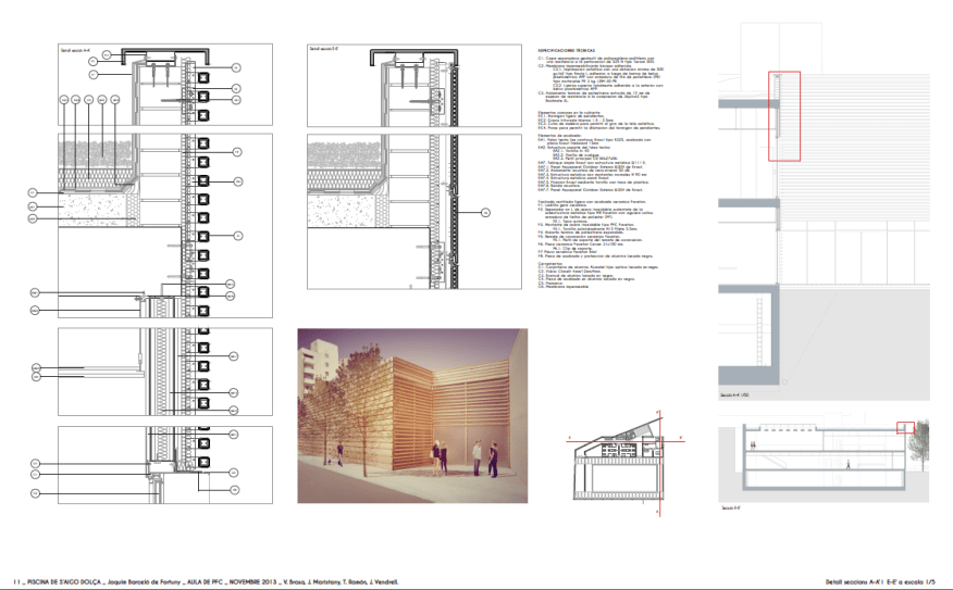 Piscina de s'aigo dolça detall